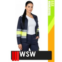   WSW DIRECTO NAVYHV technikai stretch női munkakabát - munkaruha