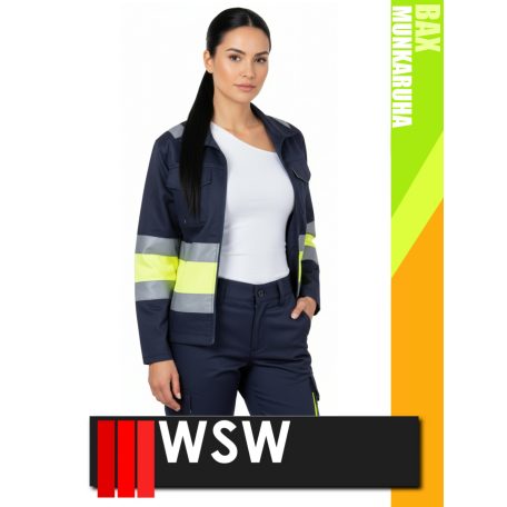 WSW DIRECTO NAVYHV technikai stretch női munkakabát - munkaruha