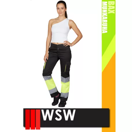 WSW DIRECTO BLACKHV technikai stretch derekas női munkanadrág - munkaruha