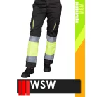 WSW DIRECTO BLACKHV technikai stretch derekas női munkanadrág - munkaruha