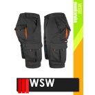 WSW DIRECTO BLACKORANGE technikai stretch rövid női munkanadrág - munkaruha