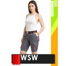 WSW DIRECTO GREYRED technikai stretch rövid női munkanadrág - munkaruha