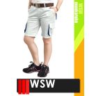 WSW DIRECTO WHITEBLUE technikai stretch rövid női munkanadrág - munkaruha