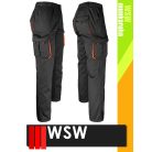 WSW DIRECTO BLACKORANGE technikai stretch derekas női munkanadrág - munkaruha