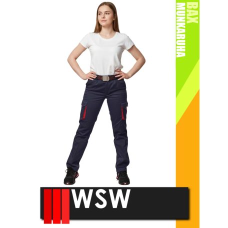 WSW DIRECTO NAVYRED technikai stretch derekas női munkanadrág - munkaruha