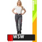 WSW DIRECTO GREYRED technikai stretch derekas női munkanadrág - munkaruha