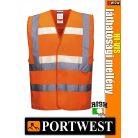 Portwest HI-VIS foszforeszkáló jólláthatósági vezetői mellény - munkaruha