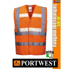 Portwest HI-VIS foszforeszkáló jólláthatósági vezetői mellény - munkaruha