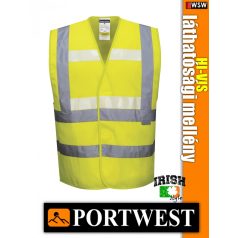 Portwest HI-VIS foszforeszkáló jólláthatósági vezetői mellény - munkaruha