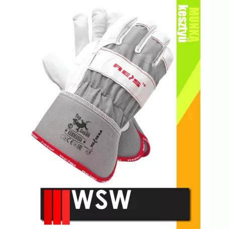 WSW GERMANIA bőr munkakesztyű - 12 pár/csomag