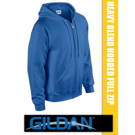 Gildan Hooded Full Zip unisex pulóver