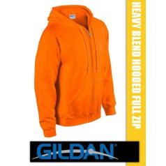 Gildan Hooded Full Zip unisex pulóver