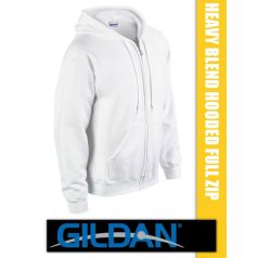Gildan Hooded Full Zip unisex pulóver