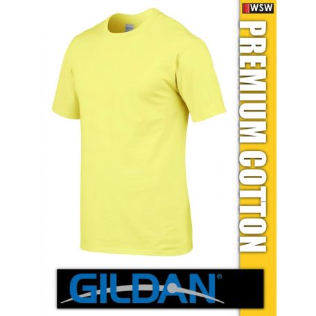 Gildan Premium Cotton gyapjú férfi póló
