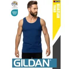  Gildan SOFTSTYLE NAVY férfi ujjatlan 100% pamut trikó