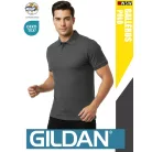 Gildan SOFTSTYLE CHARCOAL rövidujjú férfi galléros 100% pamut póló