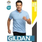Gildan SOFTSTYLE LIGHTBLUE rövidujjú férfi galléros 100% pamut póló