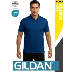   Gildan SOFTSTYLE NAVY rövidujjú férfi galléros 100% pamut póló