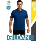 Gildan SOFTSTYLE NAVY rövidujjú férfi galléros 100% pamut póló