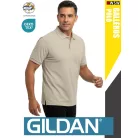 Gildan SOFTSTYLE SAND rövidujjú férfi galléros 100% pamut póló