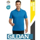Gildan SOFTSTYLE SAPPHIRE rövidujjú férfi galléros 100% pamut póló