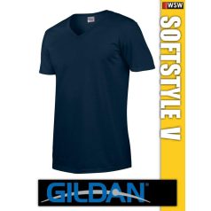Gildan Softstyle V-nyakú férfi póló