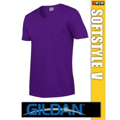 Gildan Softstyle V-nyakú férfi póló