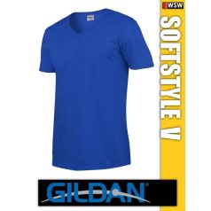 Gildan Softstyle V-nyakú férfi póló