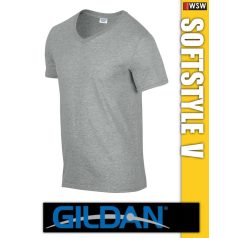 Gildan Softstyle V-nyakú férfi póló