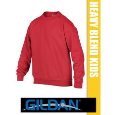   Gildan Heavy Blend Crewneck hosszúujjú gyerek unisex pulóver