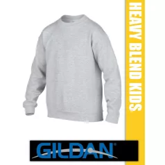   Gildan Heavy Blend Crewneck hosszúujjú gyerek unisex pulóver
