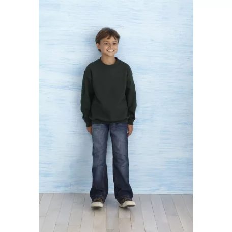 Gildan Heavy Blend Crewneck hosszúujjú gyerek unisex pulóver