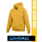 Gildan Heavy Blend Hooded hosszúujjú gyerek unisex kapucnis pulóver