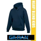 Gildan Heavy Blend Hooded hosszúujjú gyerek unisex kapucnis pulóver