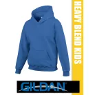 Gildan Heavy Blend Hooded hosszúujjú gyerek unisex kapucnis pulóver