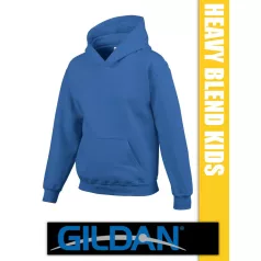 Gildan Heavy Blend Hooded hosszúujjú gyerek unisex kapucnis pulóver