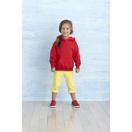 Gildan Heavy Blend Hooded hosszúujjú gyerek unisex kapucnis pulóver