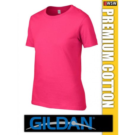 Gildan Premium Cotton gyapjú női póló