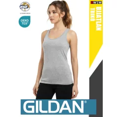 Gildan SOFTSTYLE RSSPORTGREY női ujjatlan 100% pamut trikó