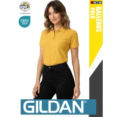   Gildan SOFTSTYLE DAISY rövidujjú női galléros 100% pamut póló