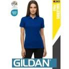 Gildan SOFTSTYLE NAVY rövidujjú női galléros 100% pamut póló