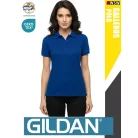 Gildan SOFTSTYLE NAVY rövidujjú női galléros 100% pamut póló