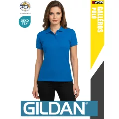   Gildan SOFTSTYLE ROYAL rövidujjú női galléros 100% pamut póló