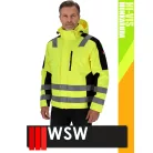 WSW YELLOW GLASGOW technikai cippzáros softshell kabát - munkaruha
