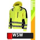 WSW YELLOW GLASGOW technikai cippzáros softshell kabát - munkaruha
