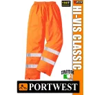 Portwest HI-VIS CLASSIC jólláthatósági esőnadrág - munkaruha