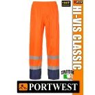 Portwest HI-VIS CLASSIC jólláthatósági esőnadrág - munkaruha