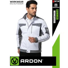   Ardon SUMMER WHITE technikai kevertszálas nyári vékony munkakabát - munkaruha