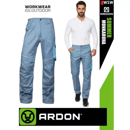 Ardon SUMMER GREY technikai kevertszálas nyári vékony munkanadrág - munkaruha