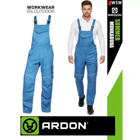 Ardon SUMMER BLUE technikai kevertszálas nyári vékony kantárosmunkanadrág - munkaruha